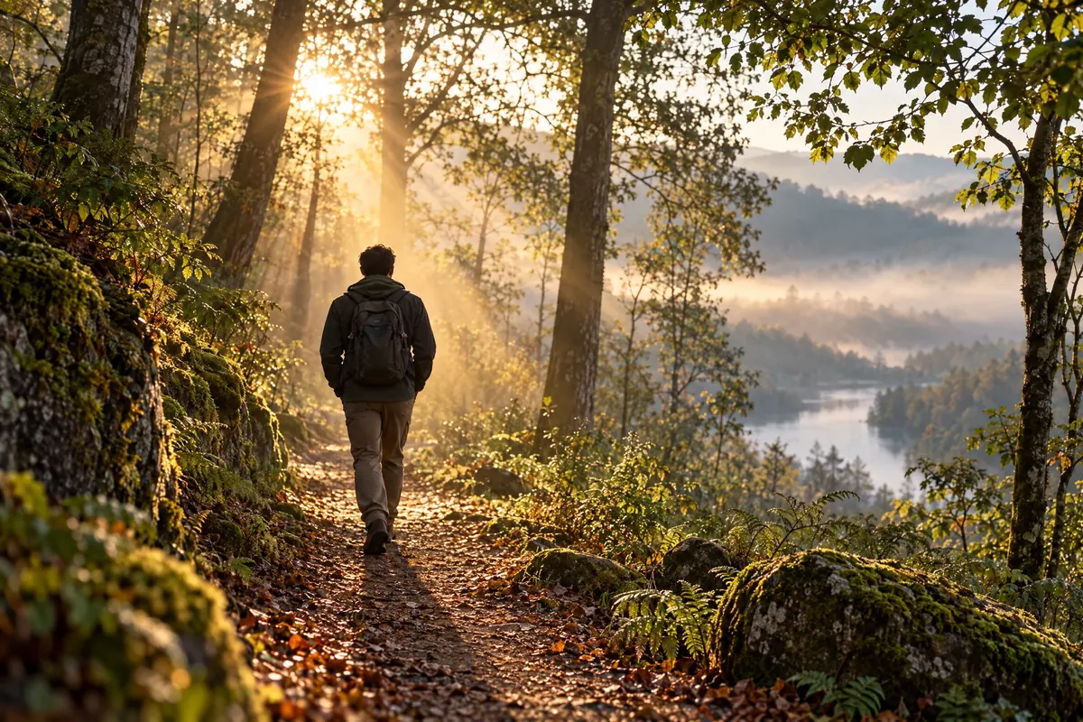 Pessoa em quietude junto a uma janela, praticando silêncio e escuta